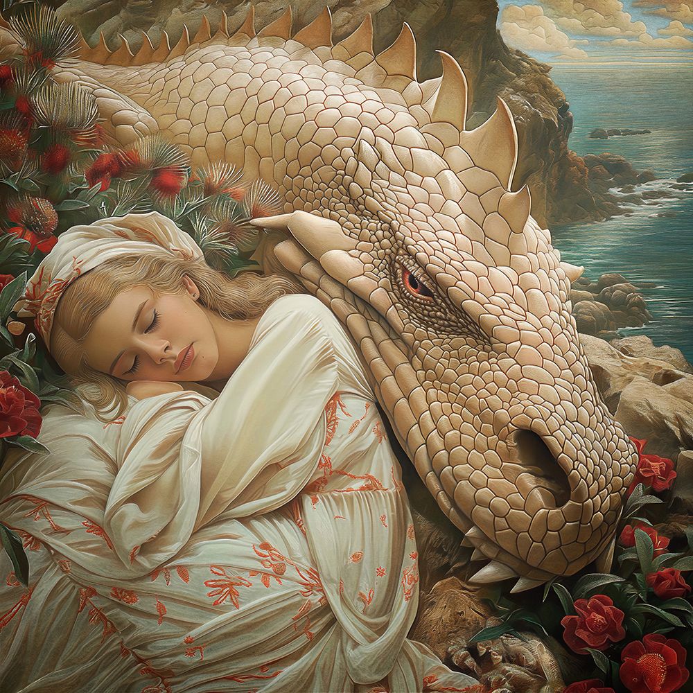 Dragon Dreams I art print by Steve Hunziker for $57.95 CAD