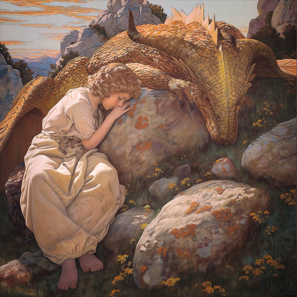 Dragon Dreams IV art print by Steve Hunziker for $57.95 CAD