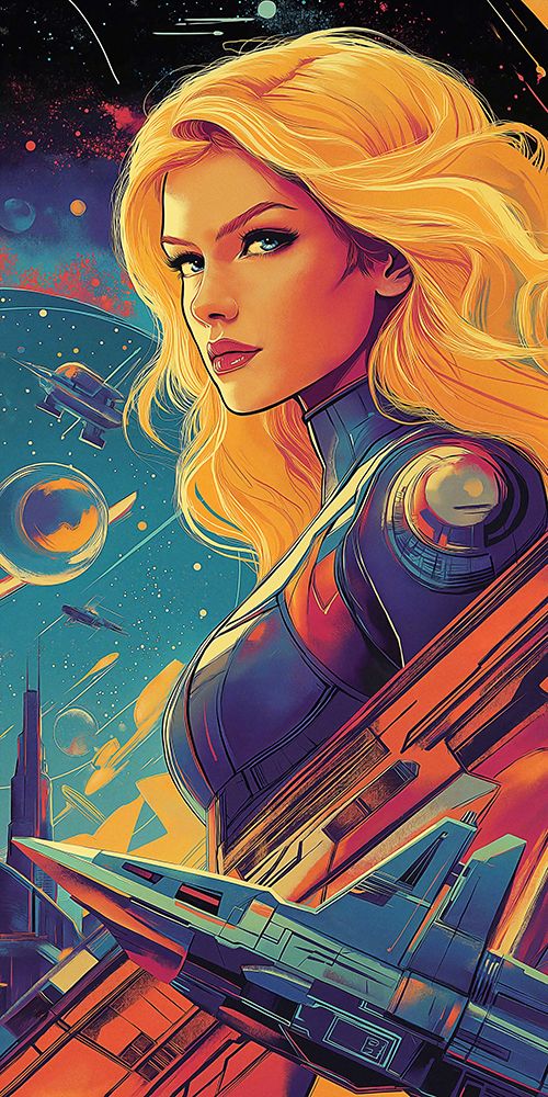 Space Outer I art print by Steve Hunziker for $57.95 CAD