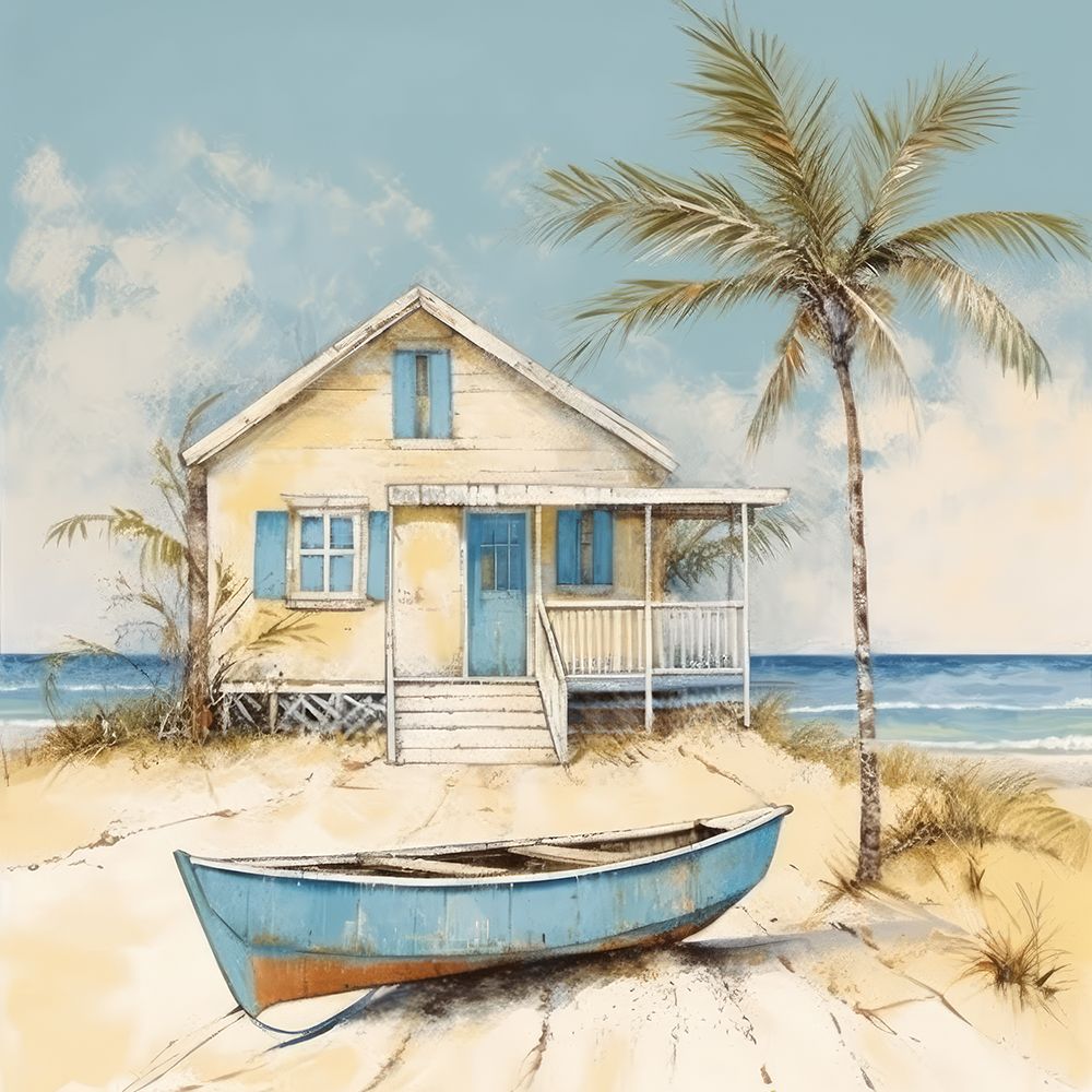 Cottage by the Sea II art print by Lazar Studio for $57.95 CAD