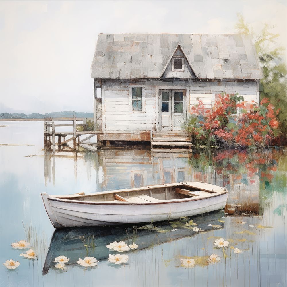 Cottage by the Sea III art print by Lazar Studio for $57.95 CAD