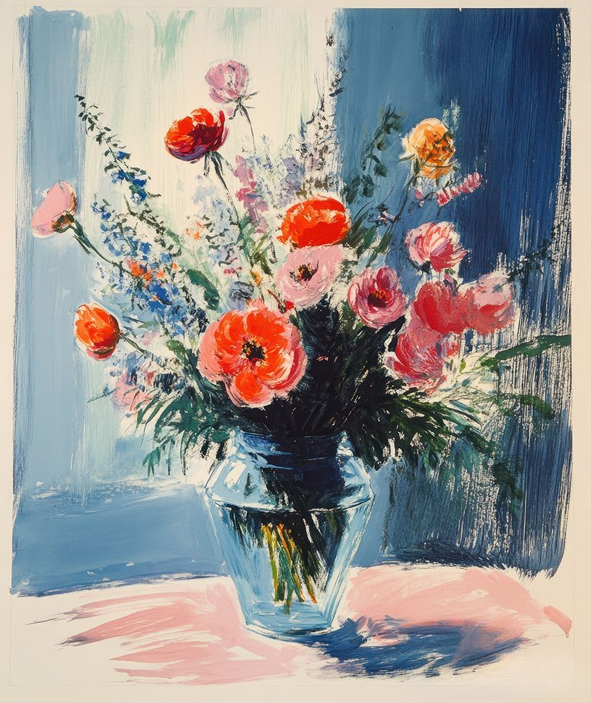 Floral Elegance I art print by Lazar Studio for $57.95 CAD