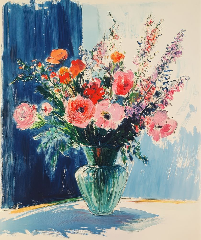 Floral Elegance II art print by Lazar Studio for $57.95 CAD