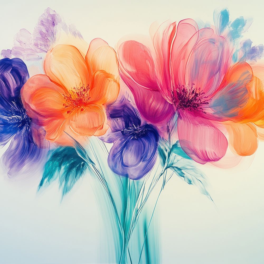Radiant Blossoms I art print by Irena Orlov for $57.95 CAD
