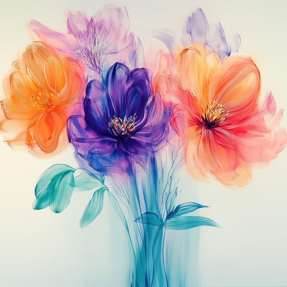 Radiant Blossoms II art print by Irena Orlov for $57.95 CAD