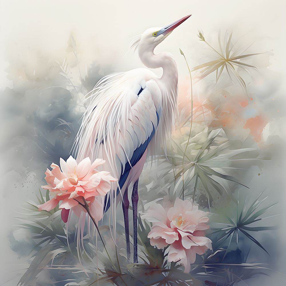 Elegant Plumage I art print by Steve Hunziker for $57.95 CAD