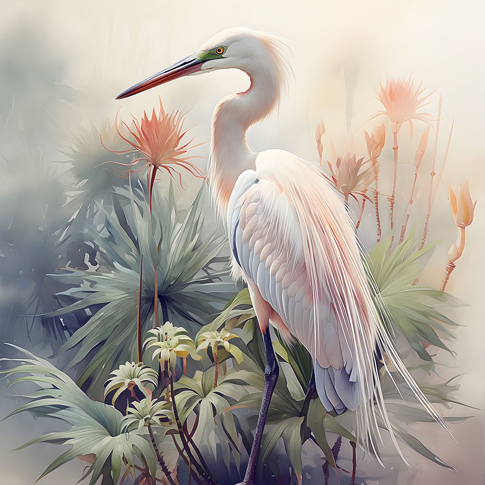 Elegant Plumage II art print by Steve Hunziker for $57.95 CAD