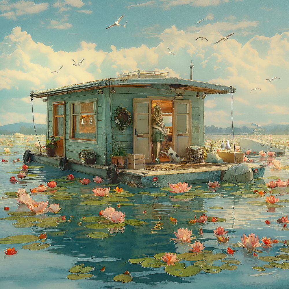 Quiet Waters VI art print by Steve Hunziker for $57.95 CAD