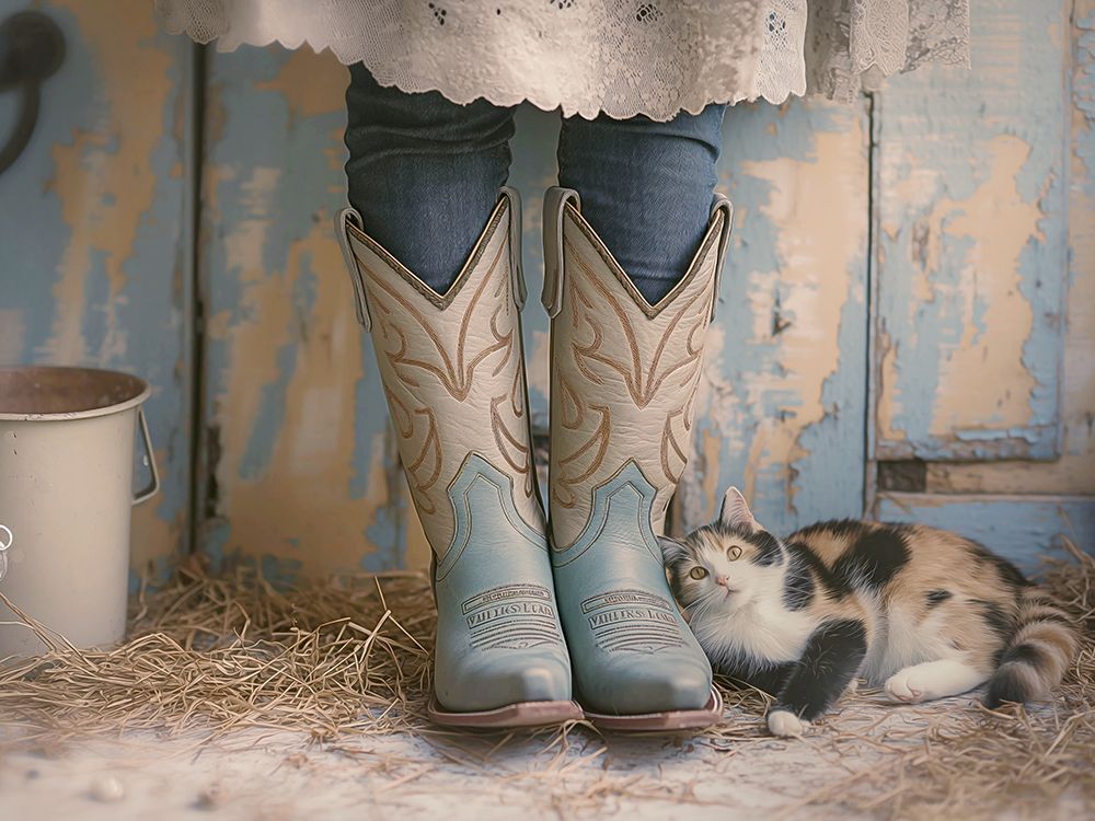 Cowgirl Pride I art print by Steve Hunziker for $57.95 CAD