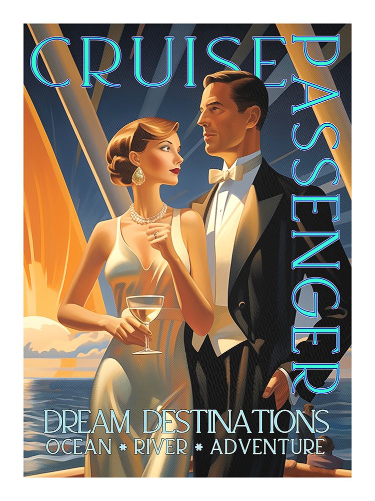 Deco Days I art print by Steve Hunziker for $57.95 CAD