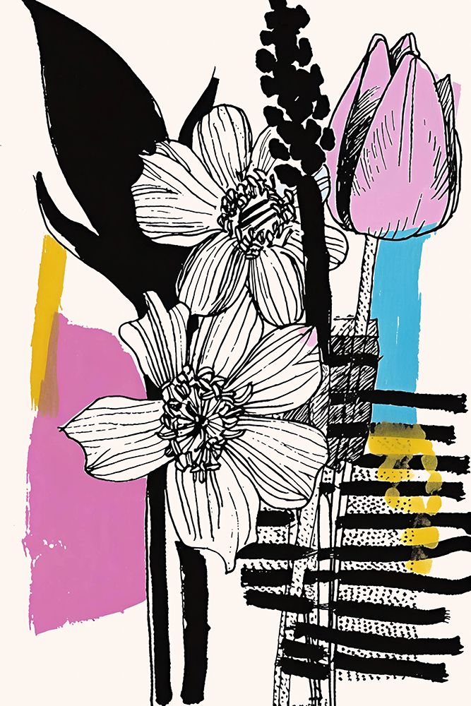 Floral Draft art print by Andrea Haase for $57.95 CAD