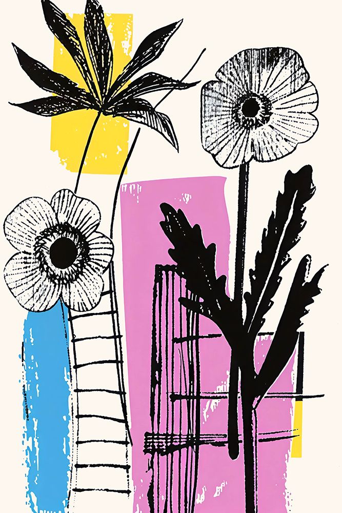Floral Sketch art print by Andrea Haase for $57.95 CAD