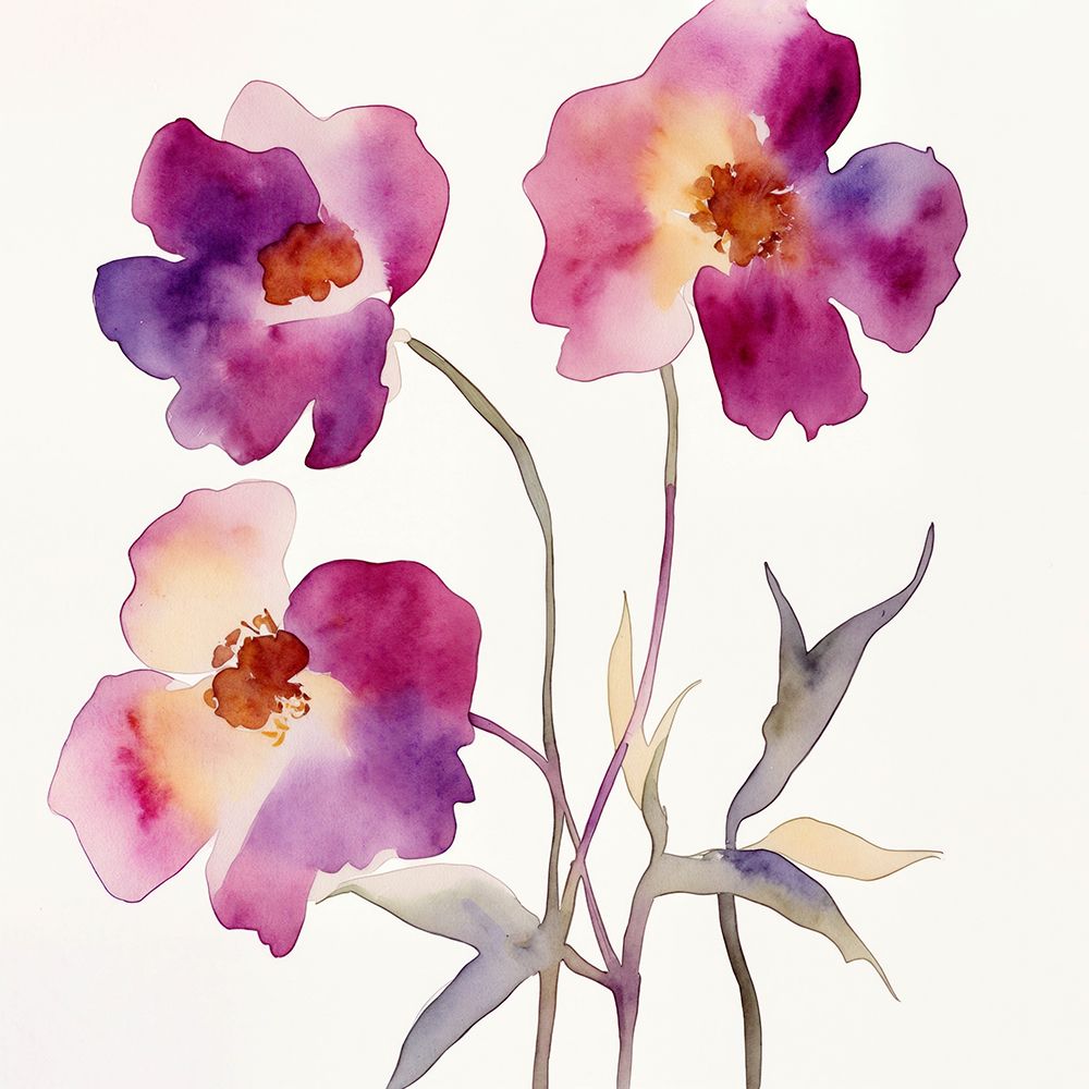 Jewel Blooms I art print by Andrea Haase for $57.95 CAD