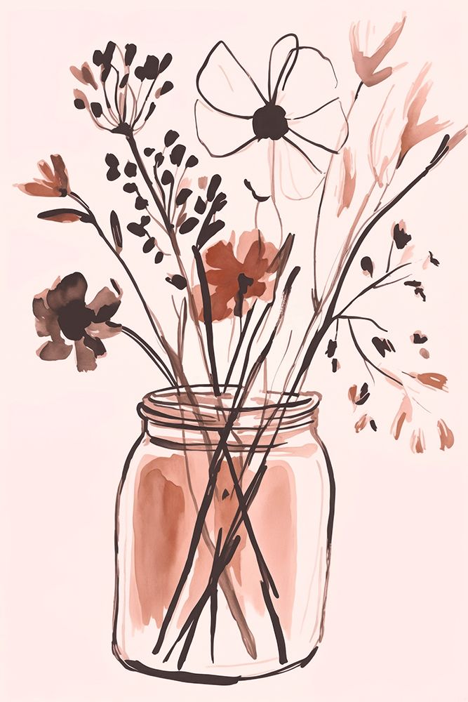 Faded Floral Memories I art print by Andrea Haase for $57.95 CAD
