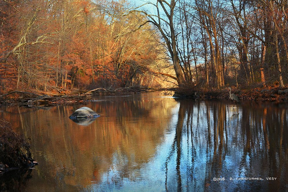 Assabet River View_ art print by Christopher Vest for $57.95 CAD