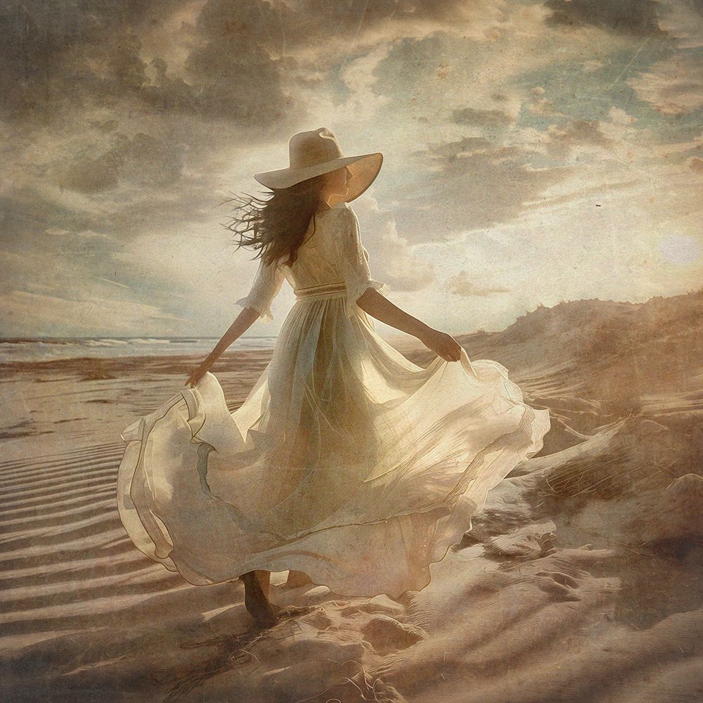 Vintage Beach, Ten art print by Steve Hunziker for $57.95 CAD