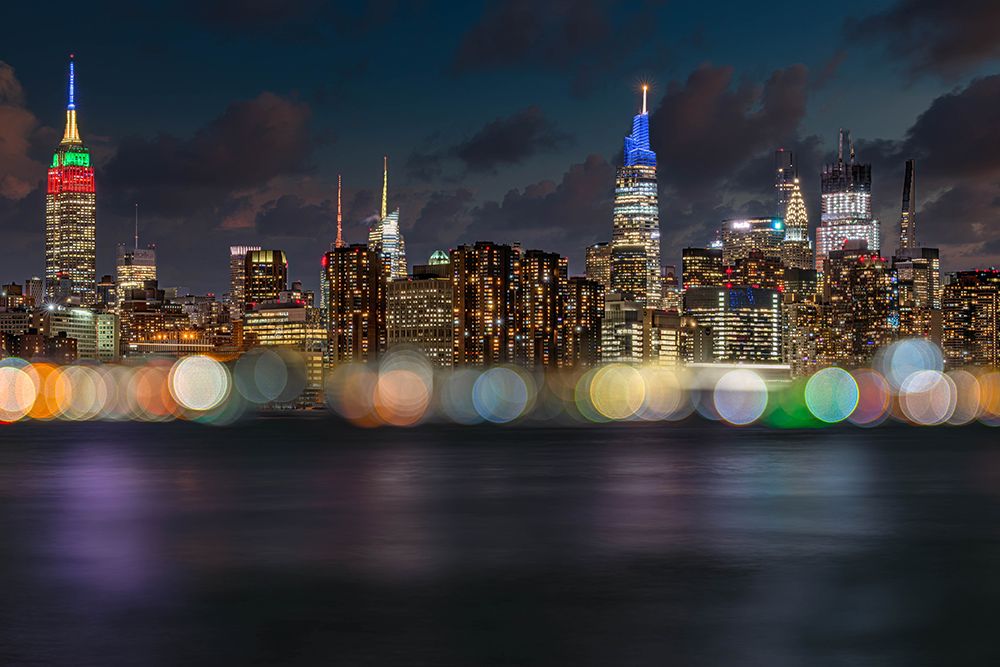 Mid-manhattan Skyline at Twilight art print by Franklin Kearney for $57.95 CAD