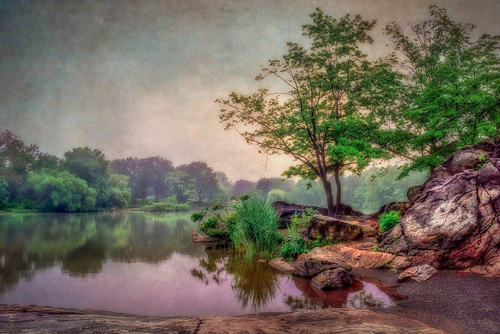 Mist over Lake art print by Franklin Kearney for $57.95 CAD