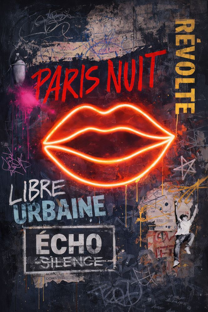 Paris Nuit ΓÇô Echo Urbain art print by Irena Orlov for $57.95 CAD