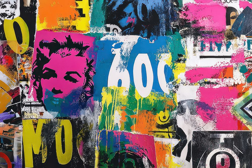 Neon Memory Fragments-1 art print by Irena Orlov for $57.95 CAD