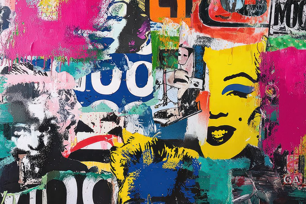 Neon Memory Fragments-2 art print by Irena Orlov for $57.95 CAD