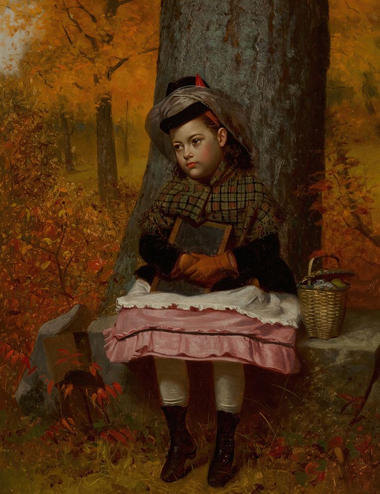 School Bound 1873 art print by John George Brown for $57.95 CAD
