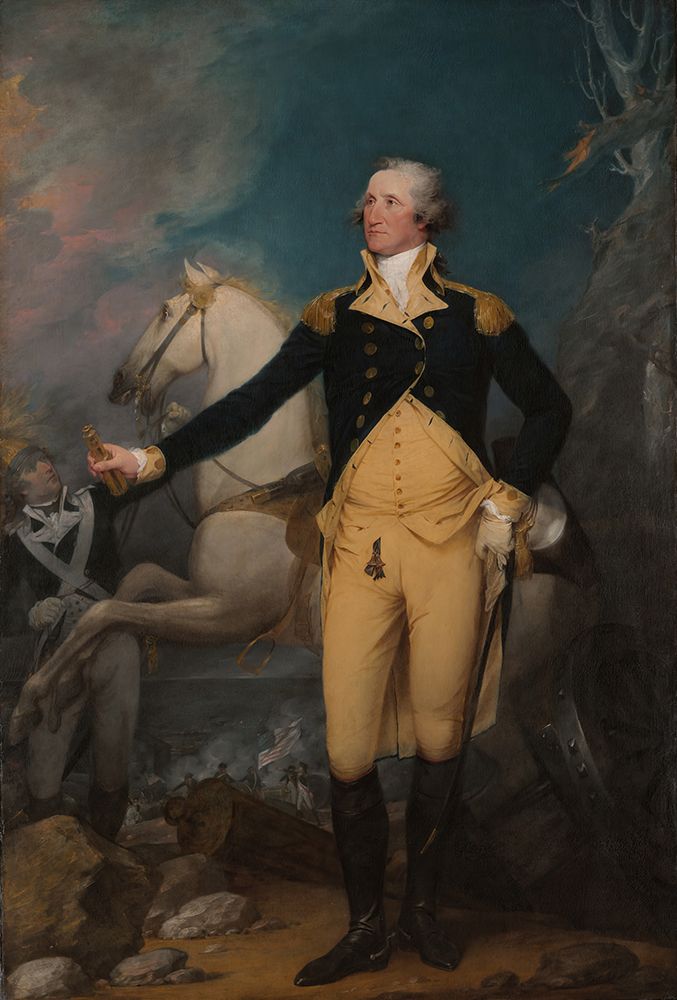 General George Washington at Trenton 1792 art print by John Trumbull for $57.95 CAD