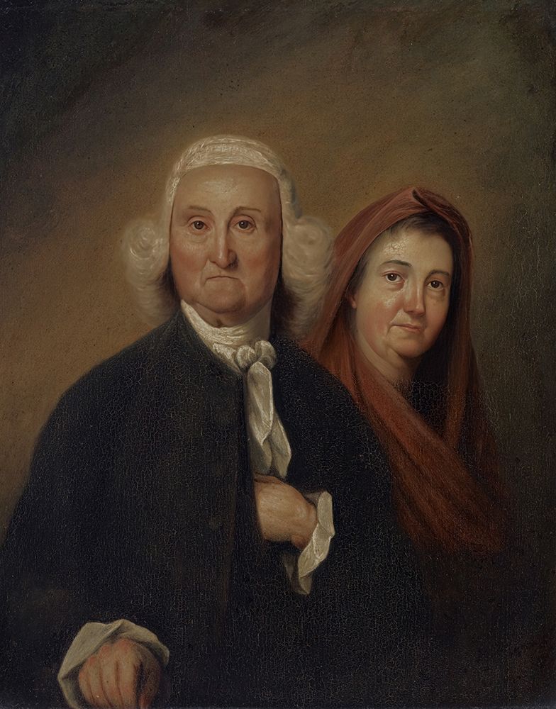 Governor Jonathan Trumbull, Sr. and Mrs. Trumbull, Faith Robinson 1783 art print by John Trumbull for $57.95 CAD