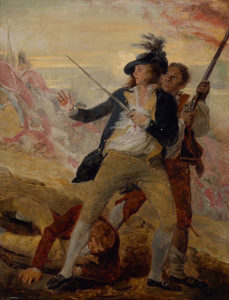 Lieutenant Thomas Grosvenor and Servant 1797 art print by John Trumbull for $57.95 CAD