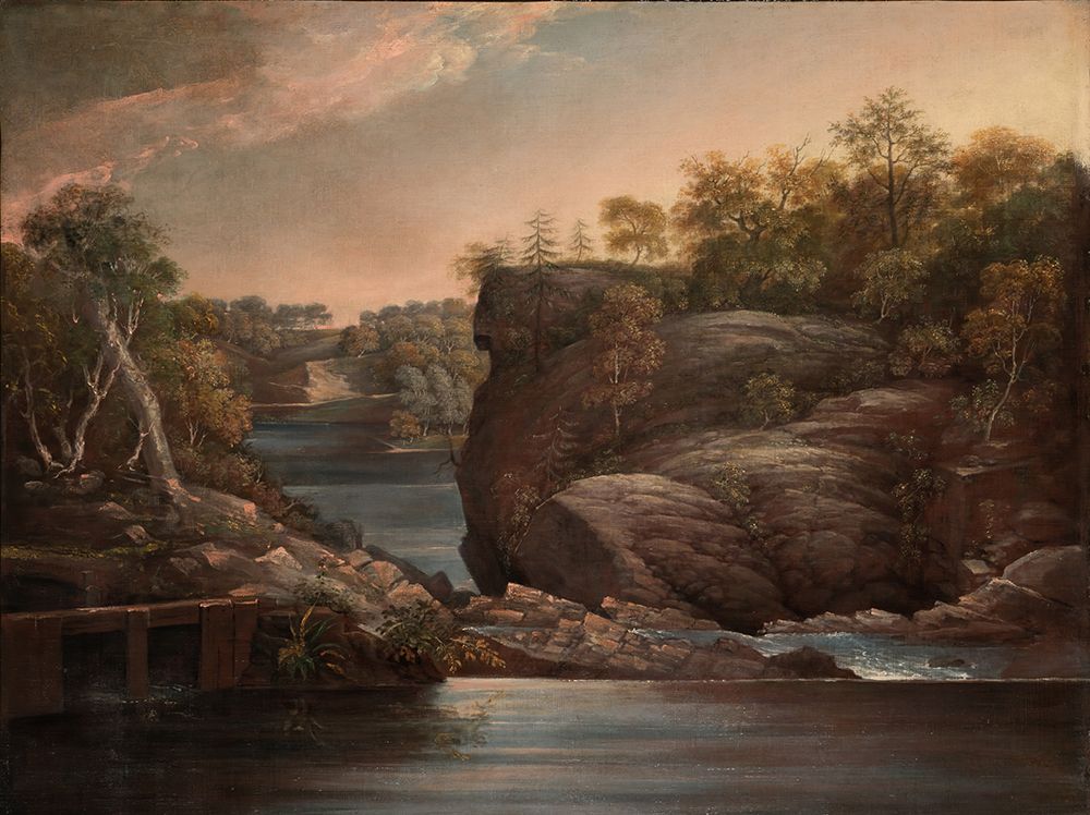 Norwich Falls or The Falls of the Yantic at Norwich 1806 art print by John Trumbull for $57.95 CAD