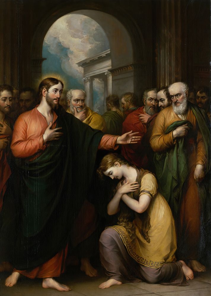 The Woman Taken in Adultery 1811 art print by John Trumbull for $57.95 CAD