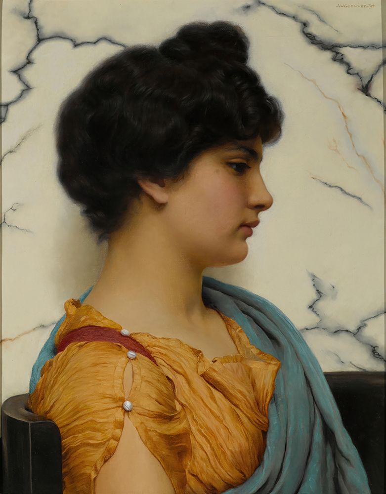 An Arcadian beauty 1909 art print by John William Godward for $57.95 CAD