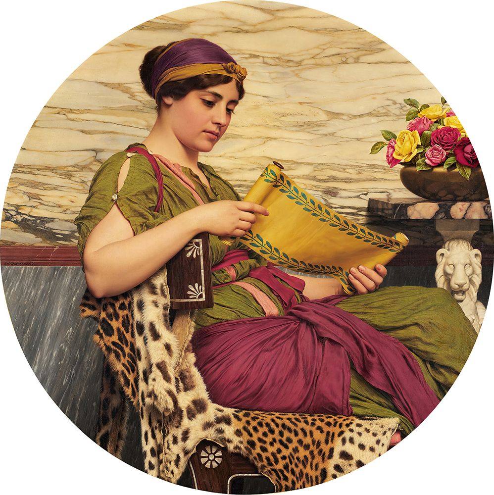 An Edition de Luxe 1920 art print by John William Godward for $57.95 CAD