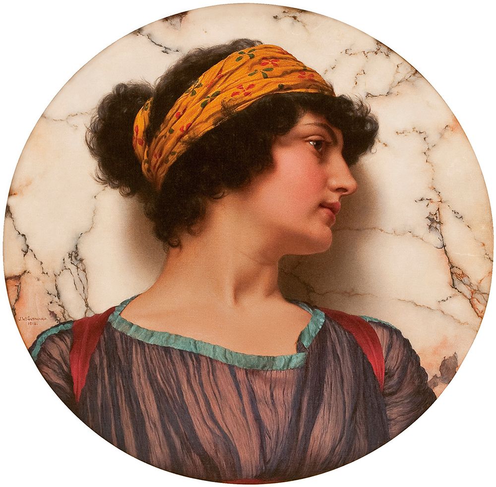 Androclea 1915 art print by John William Godward for $57.95 CAD