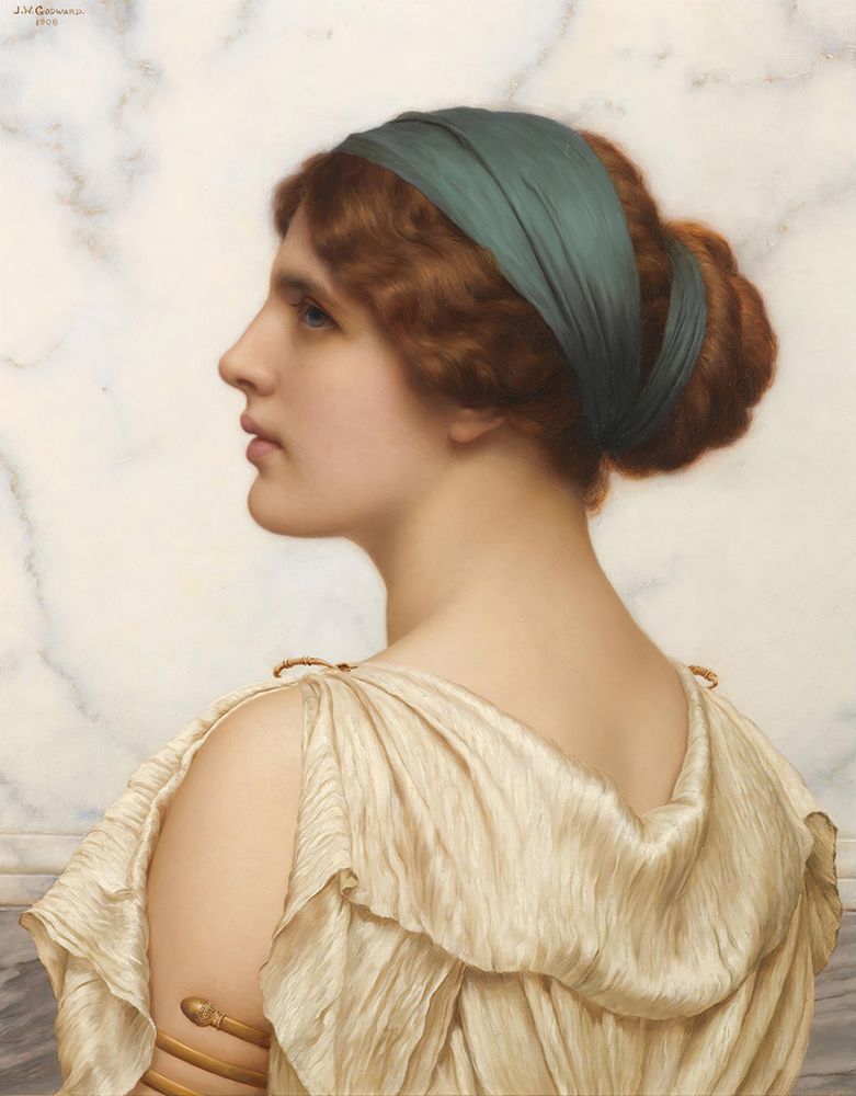 Atalanta 1908 art print by John William Godward for $57.95 CAD