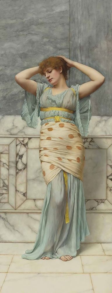Beauty In A Marble Room 1894 art print by John William Godward for $57.95 CAD