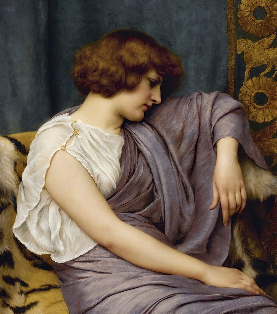 Briseis 1896 art print by John William Godward for $57.95 CAD