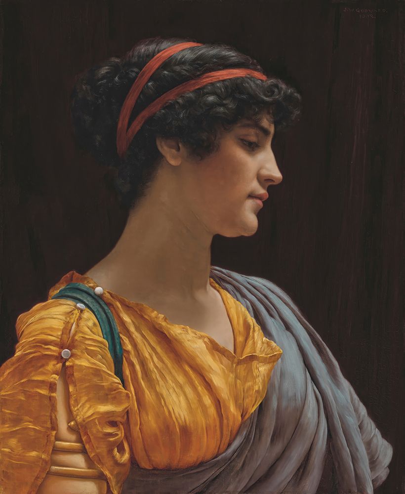 Cynthia 1902 art print by John William Godward for $57.95 CAD