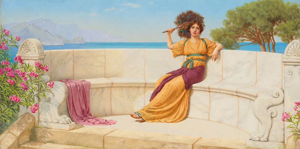 In the Prime of the Summertime 1914 art print by John William Godward for $57.95 CAD