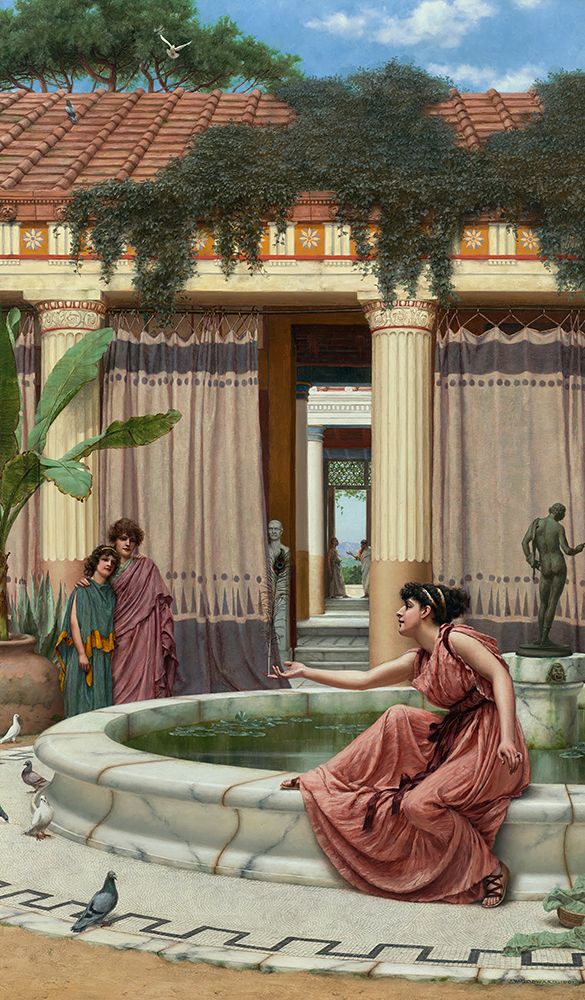 Innocent Amusements 1891 art print by John William Godward for $57.95 CAD