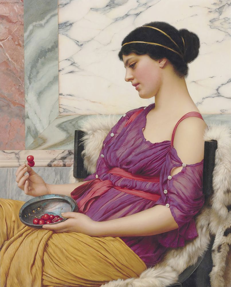 Ismenia 1908 art print by John William Godward for $57.95 CAD