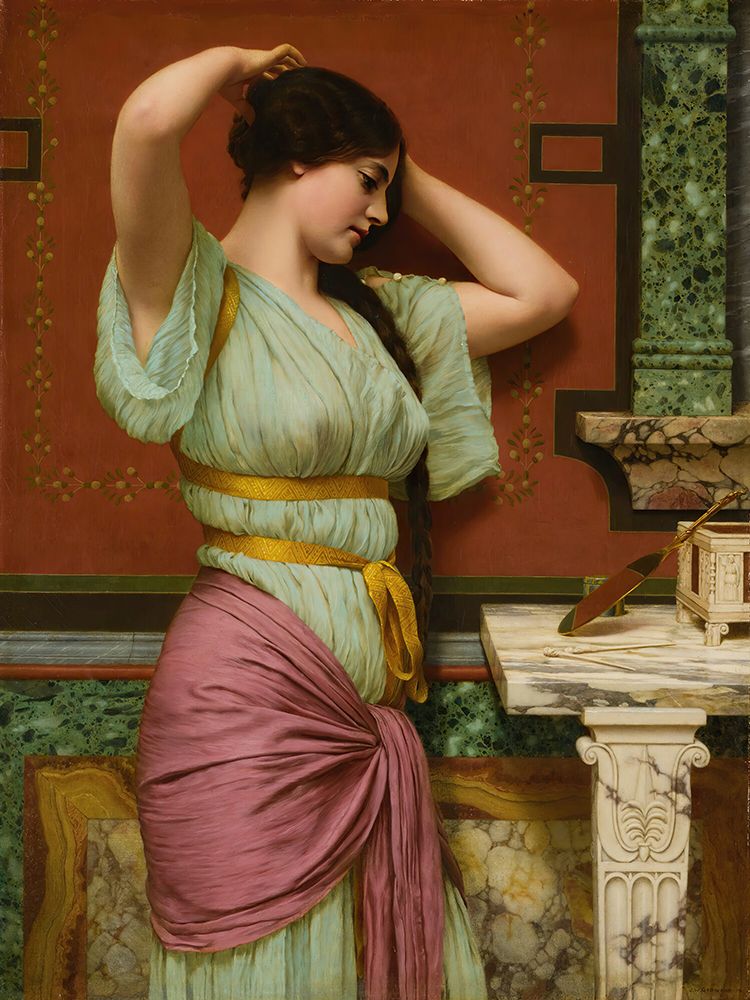 Julia 1914 art print by John William Godward for $57.95 CAD