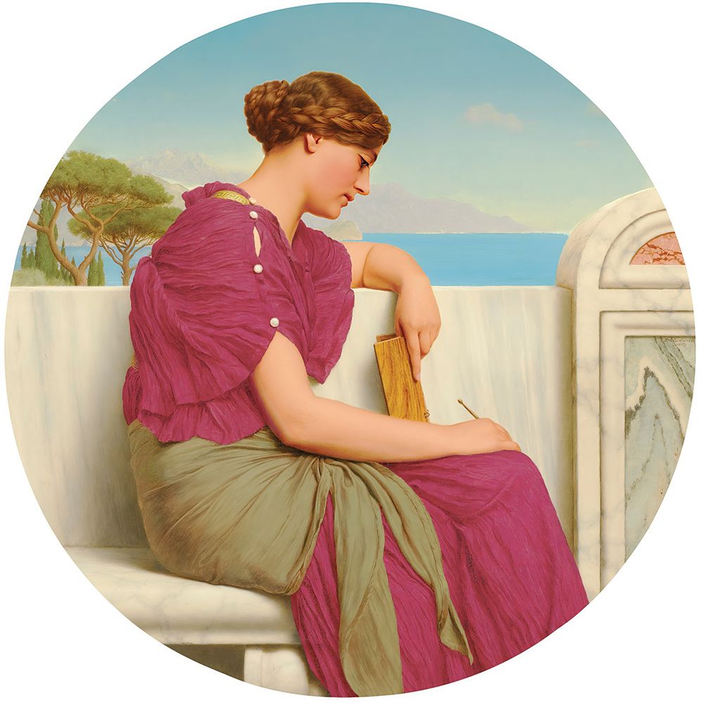 The Answer 1917 art print by John William Godward for $57.95 CAD
