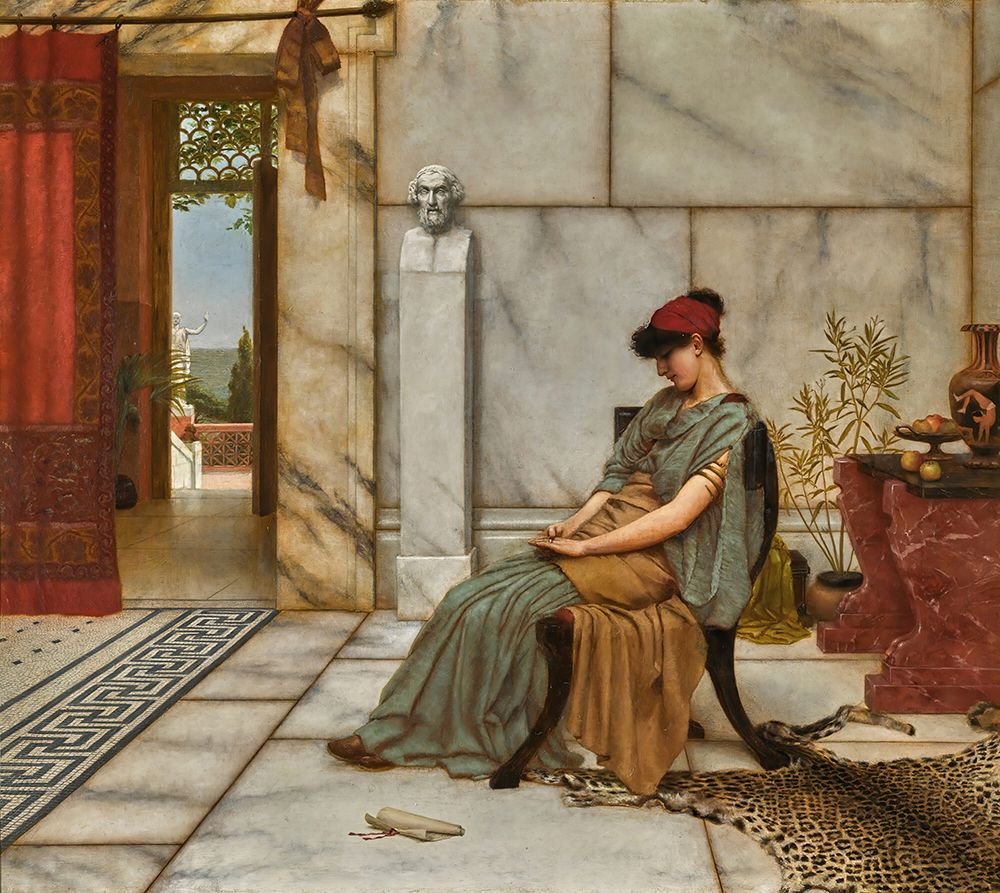The Engagement Ring 1888 art print by John William Godward for $57.95 CAD