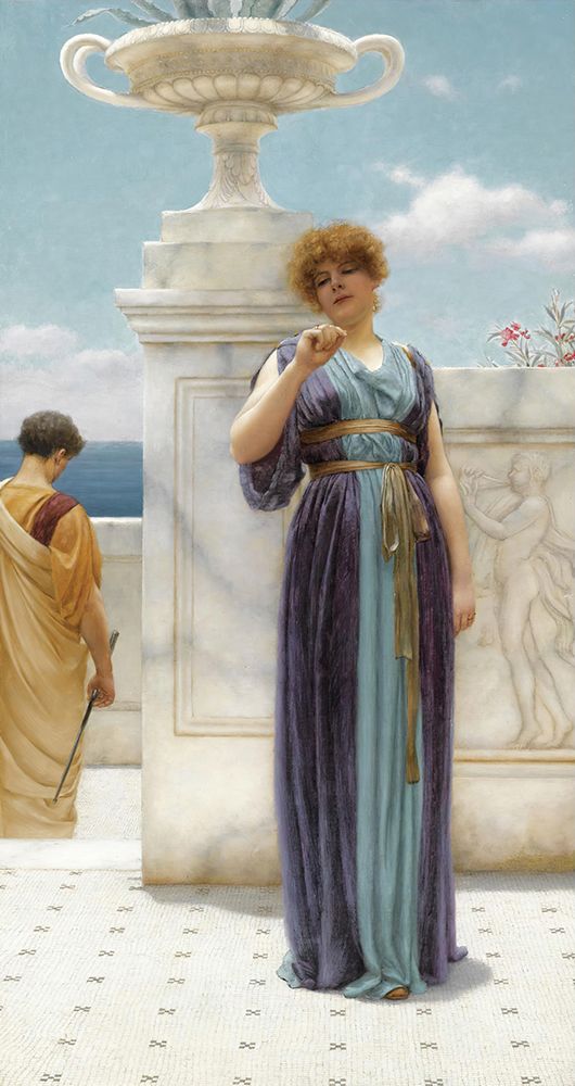 The Engagement Ring art print by John William Godward for $57.95 CAD