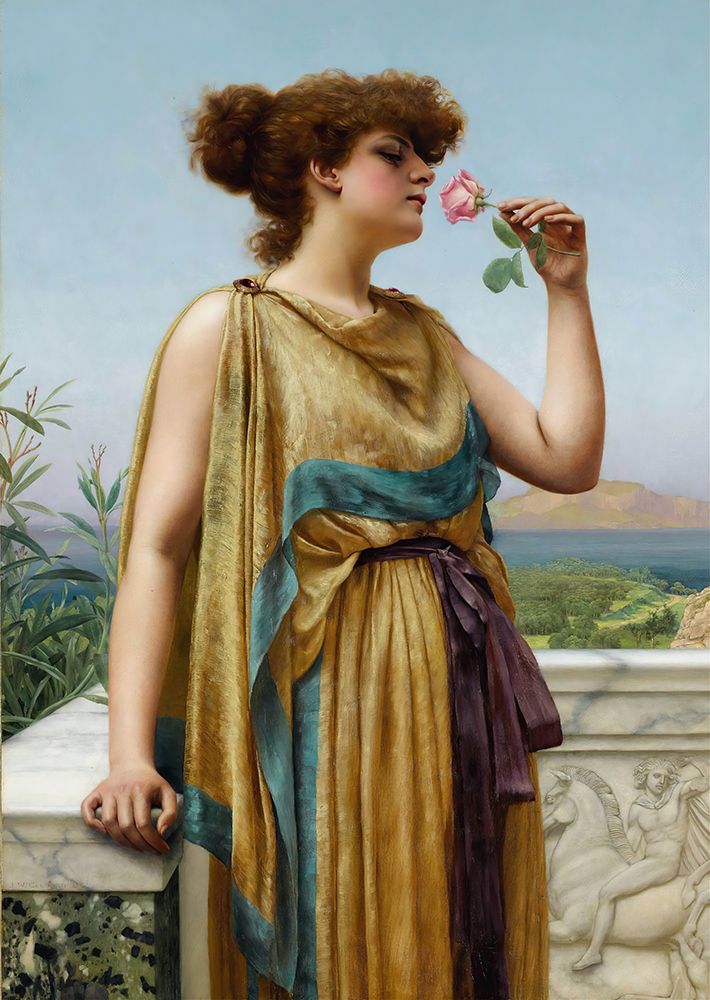 The Fragrant Rose 1892 art print by John William Godward for $57.95 CAD