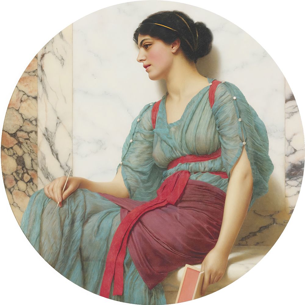 The Love Letter 1907 art print by John William Godward for $57.95 CAD