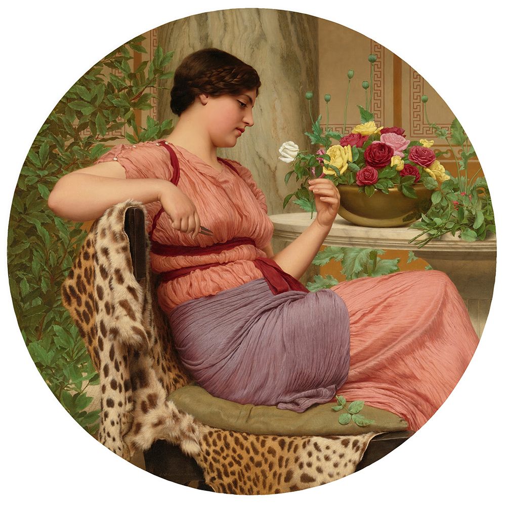 The Time Of Roses 1916 art print by John William Godward for $57.95 CAD