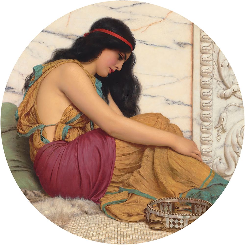 The Tired Danseuse 1909 art print by John William Godward for $57.95 CAD