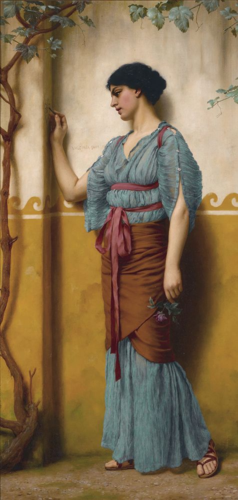 The Trysting Place art print by John William Godward for $57.95 CAD